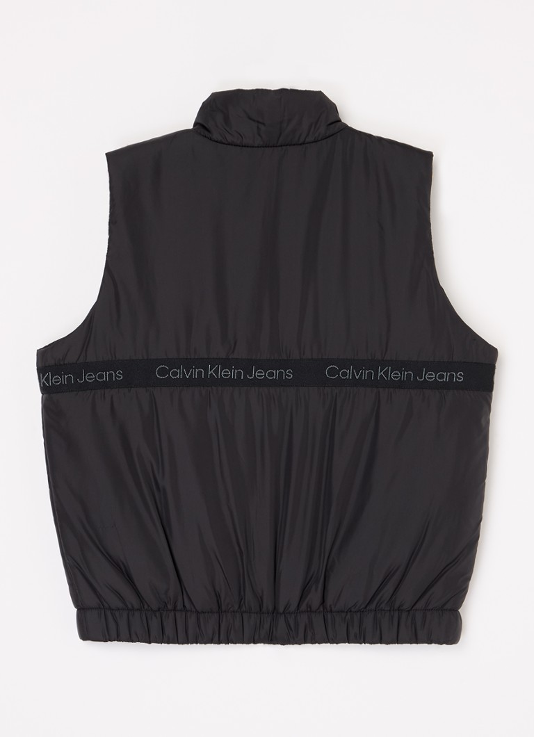Vestă matlasată Calvin Klein cu logo brodat