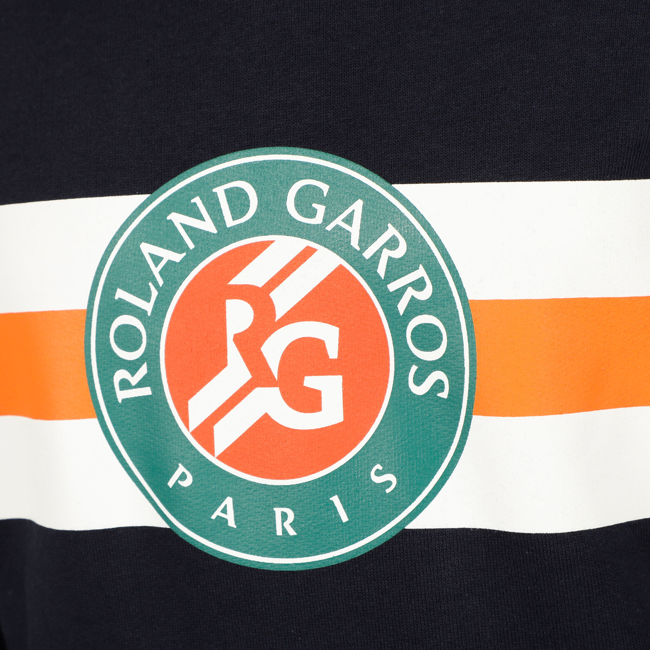 Roland Garros Stripe Hoody Kinder - Dunkelblau