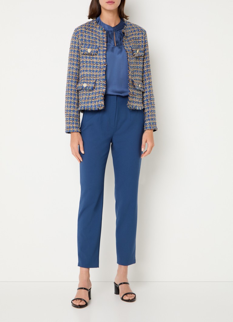 Giacca aperta sul retro di Gerry Weber in tweed e lurex