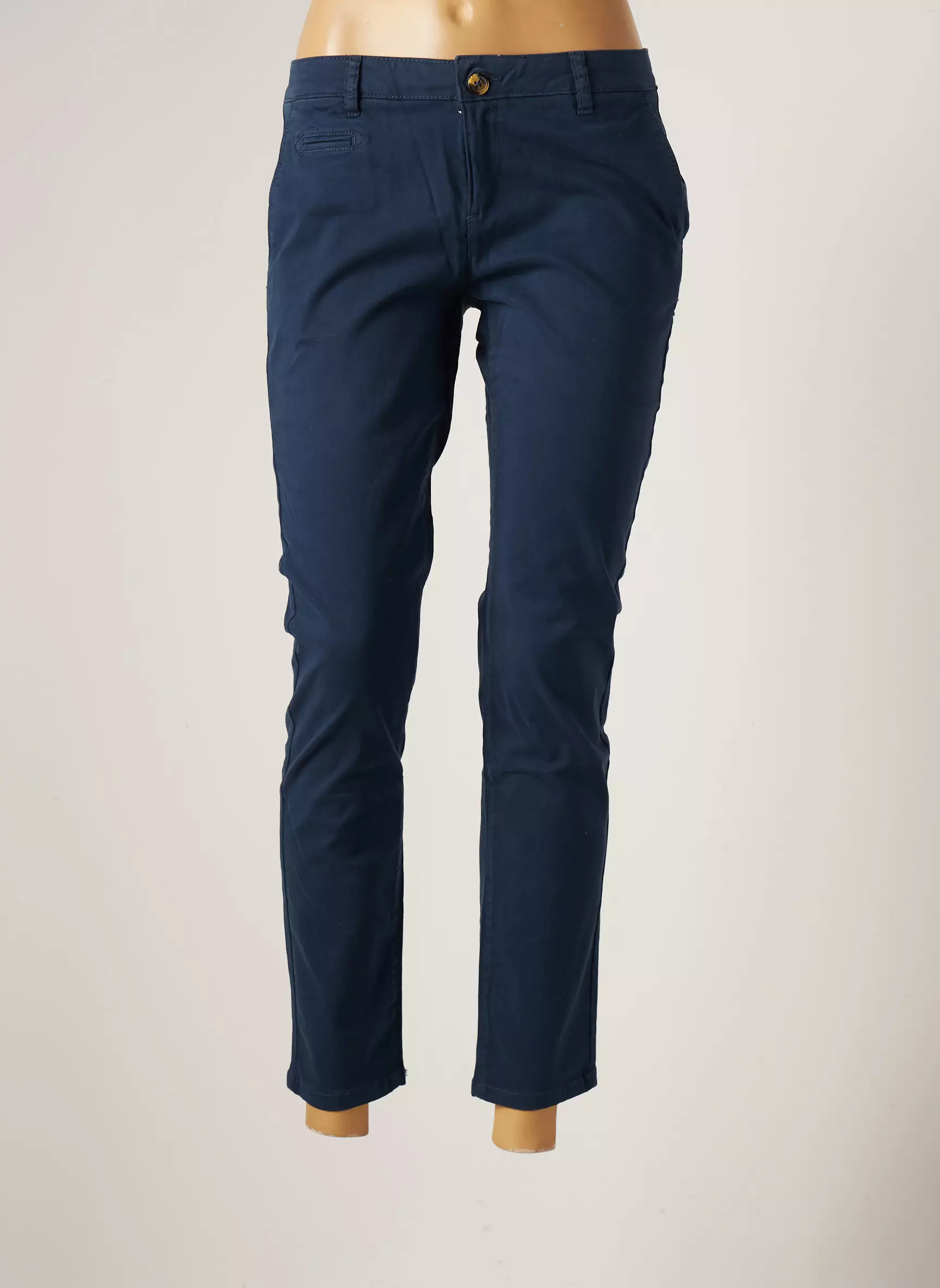 Lab Dip Paris Pantalons Slim Femme couleur bleu