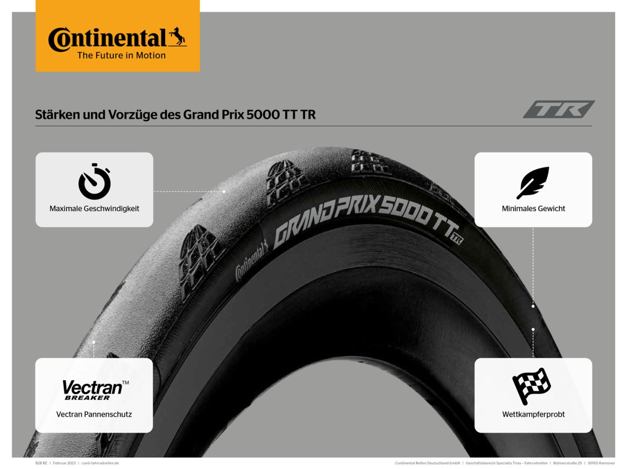 Continental Grand Prix 5000 TT TR 28