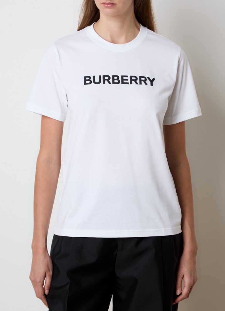 T-shirt Burberry Margot in cotone biologico con logo stampato