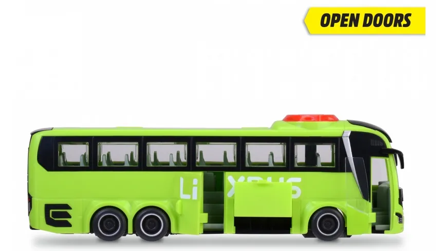 Dickie - MAN Lion's Coach - Flixbus, Lenkbarer Spielzeug-Bus