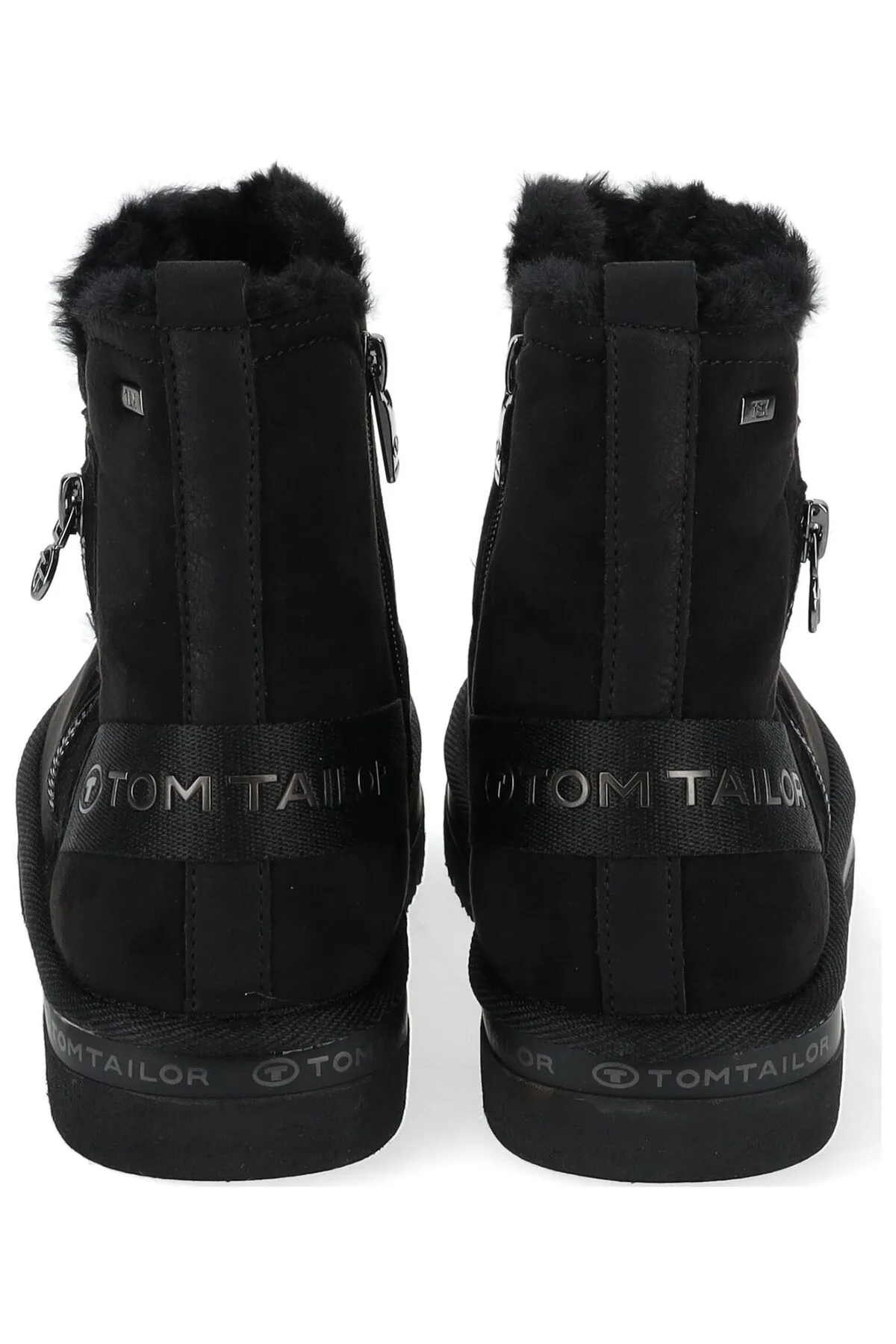 Tom Tailor  Stiefelette - Schwarz - Flacher Absatz