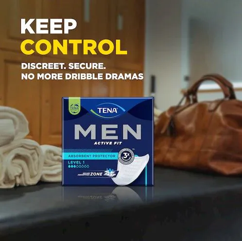 Tena Men Active Fit Level 1, улошци за инконтиненцију за мушкарце