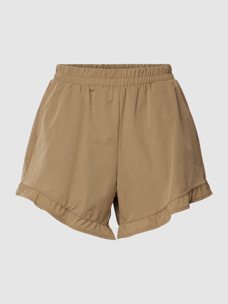 Shorts mit elastischem Bund Modell 'KIRBY' in khaki