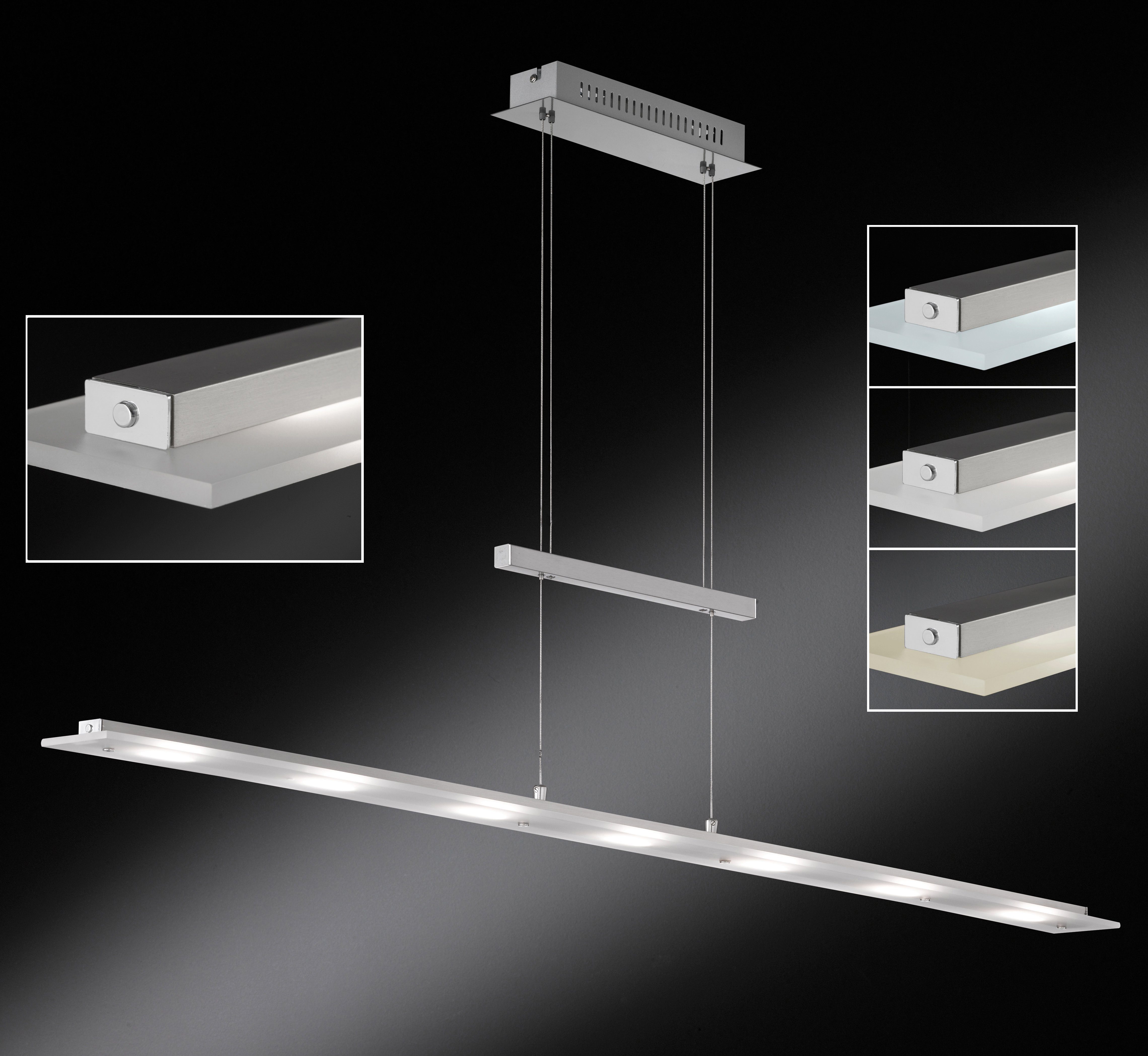 FISCHER & HONSEL LED Pendelleuchte Largo, Dimmfunktion, LED fest integriert, Neutralweiß, Warmweiß