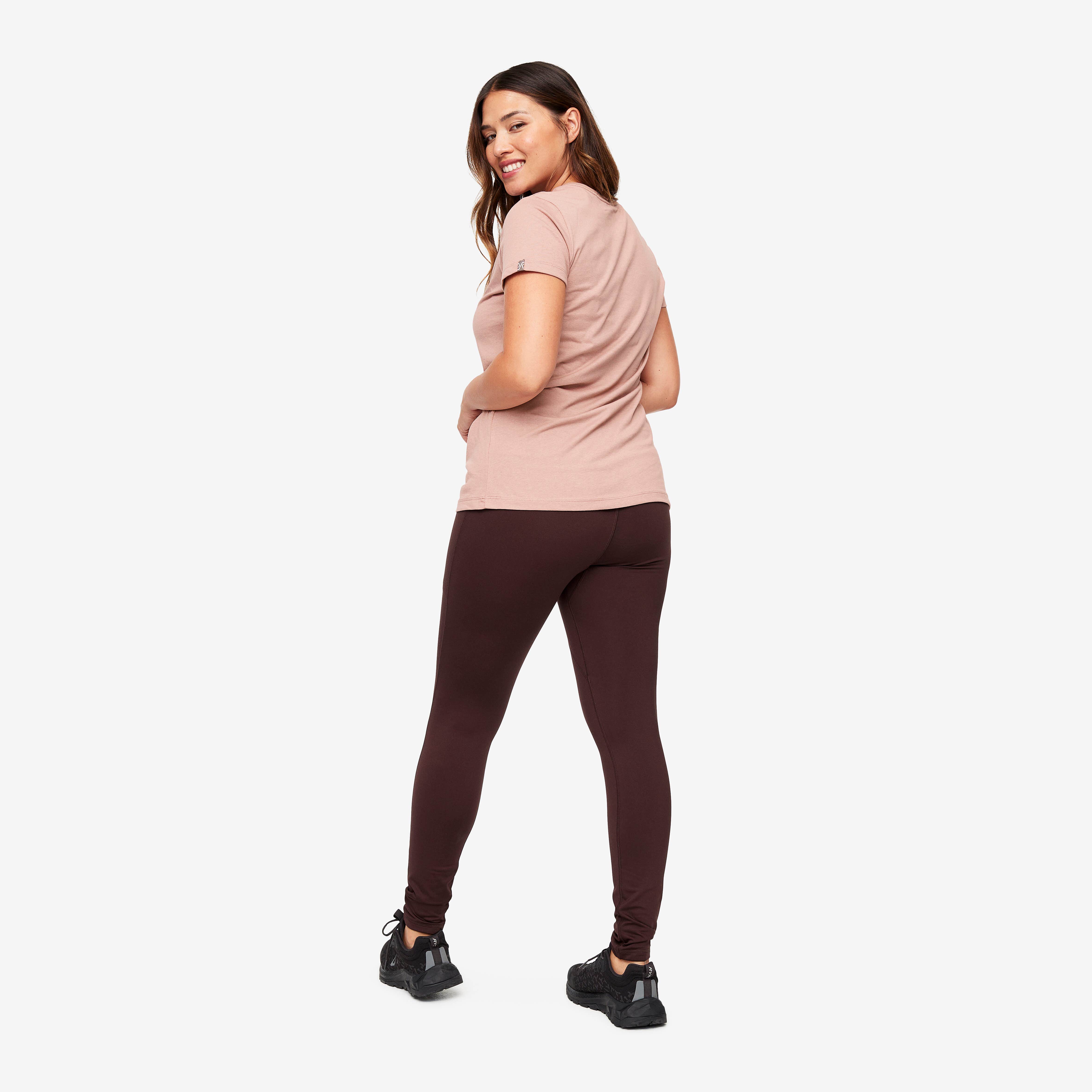 Glacier Fleece Lined Tights Femme Fudge