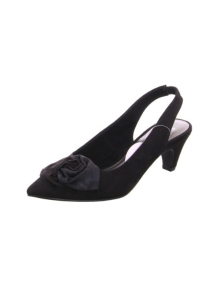 Franz Ferdinand Sling-Pumps für Damen in schwarz in schwarz günstig kaufen 41