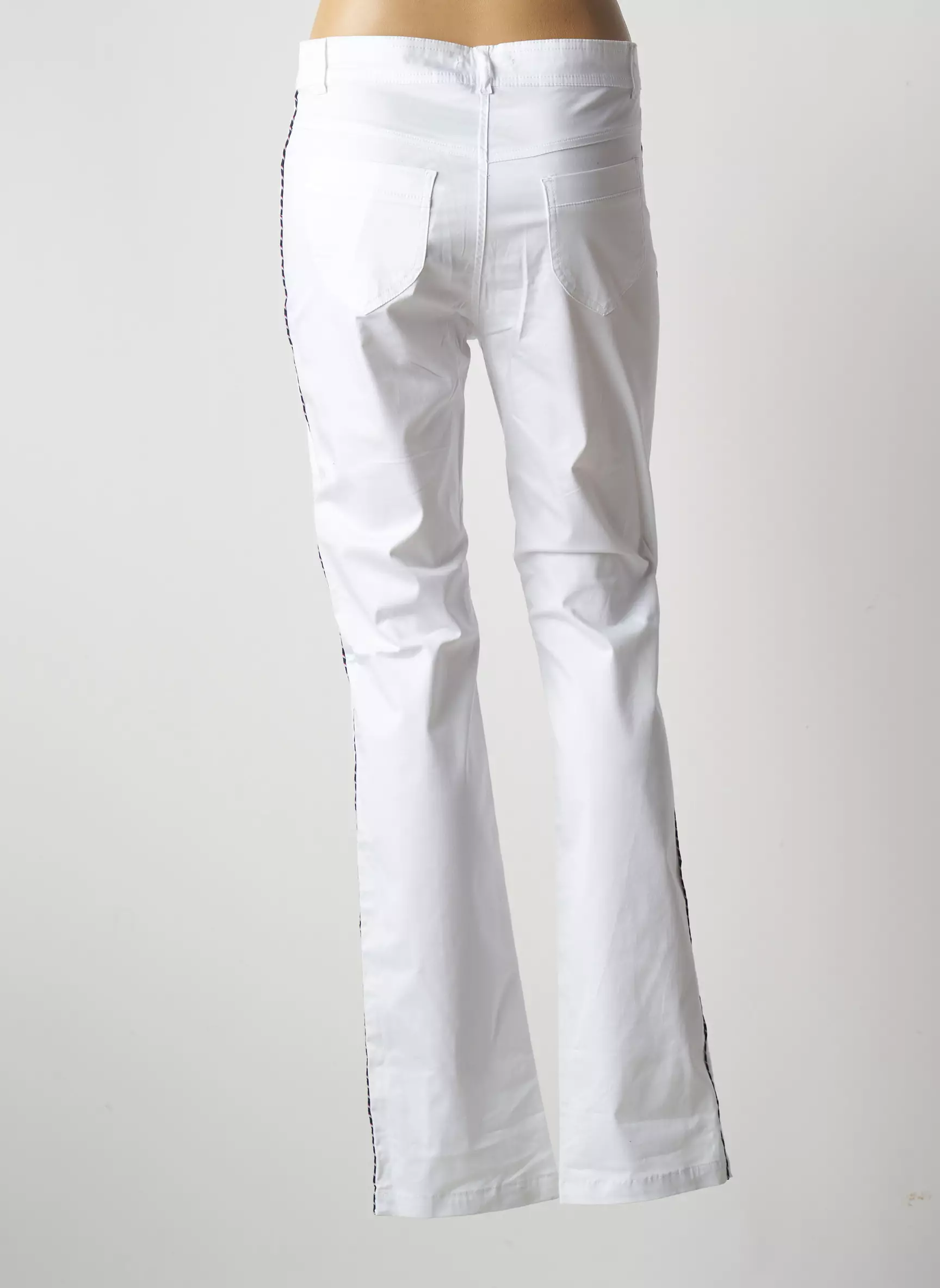 Paul Brial Pantalons Droits Femme couleur blanc