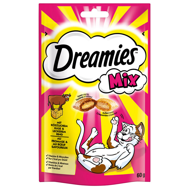 Dreamies Snacks Dreamies Mix 6x60g Käse & Rind
