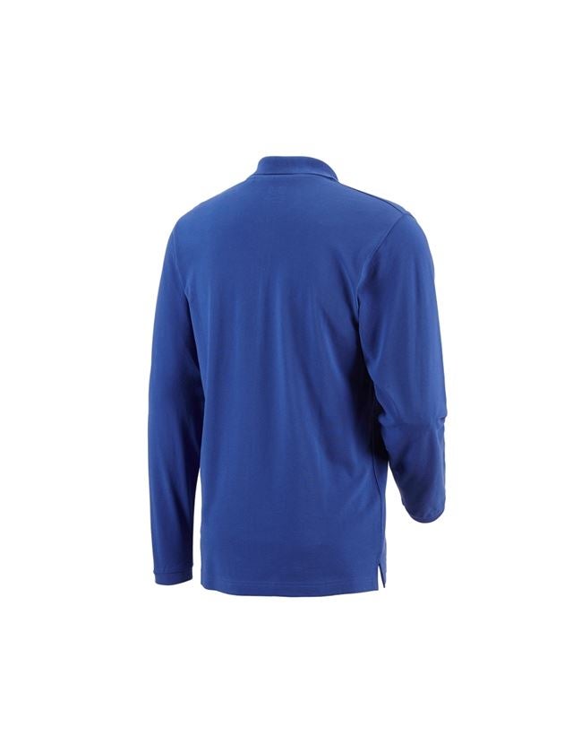 e.s. Longsleeve-Polo cotton Pocket