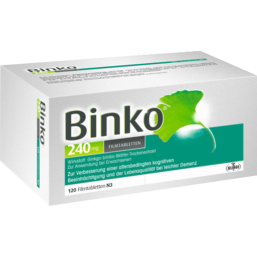BINKO 240 mg Filmtabletten  120 St  Filmtabletten