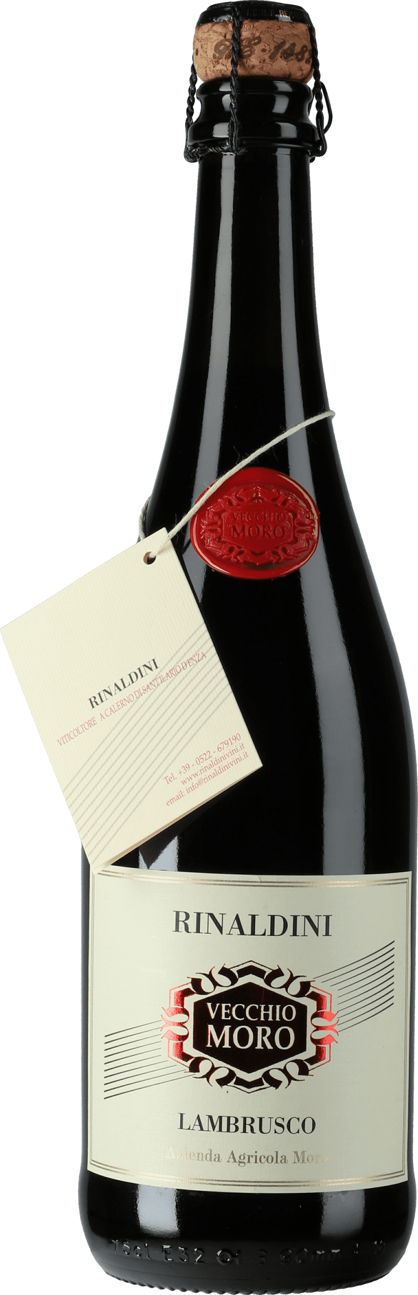 Rinaldini: Lambrusco Maestri frizzante Vecchio Moro