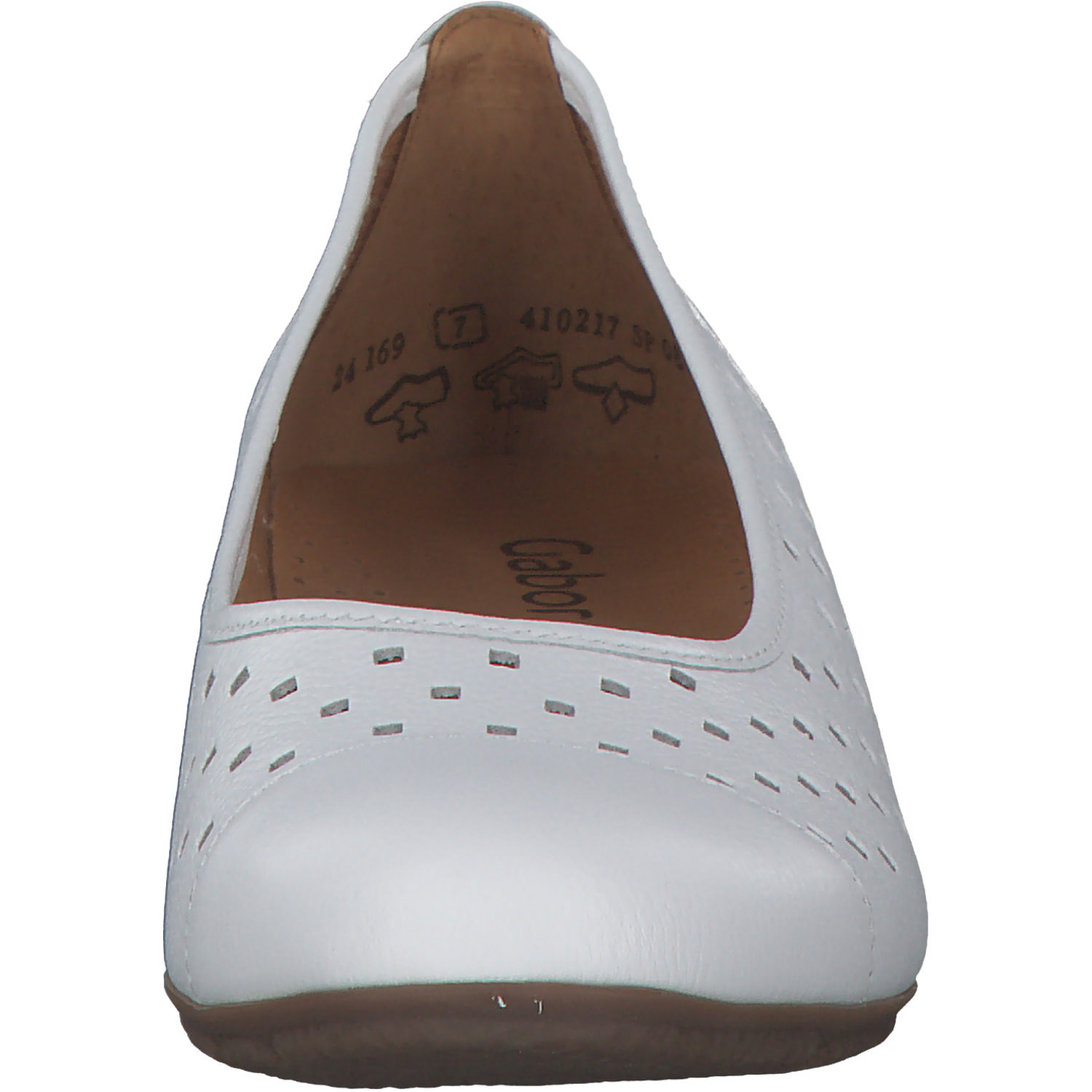 Gabor 24.169, Ballerinas, Damen, weiss