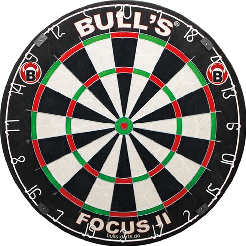 BULL'S DARTBOARD FOCUS II BRISTLE DART BOARD