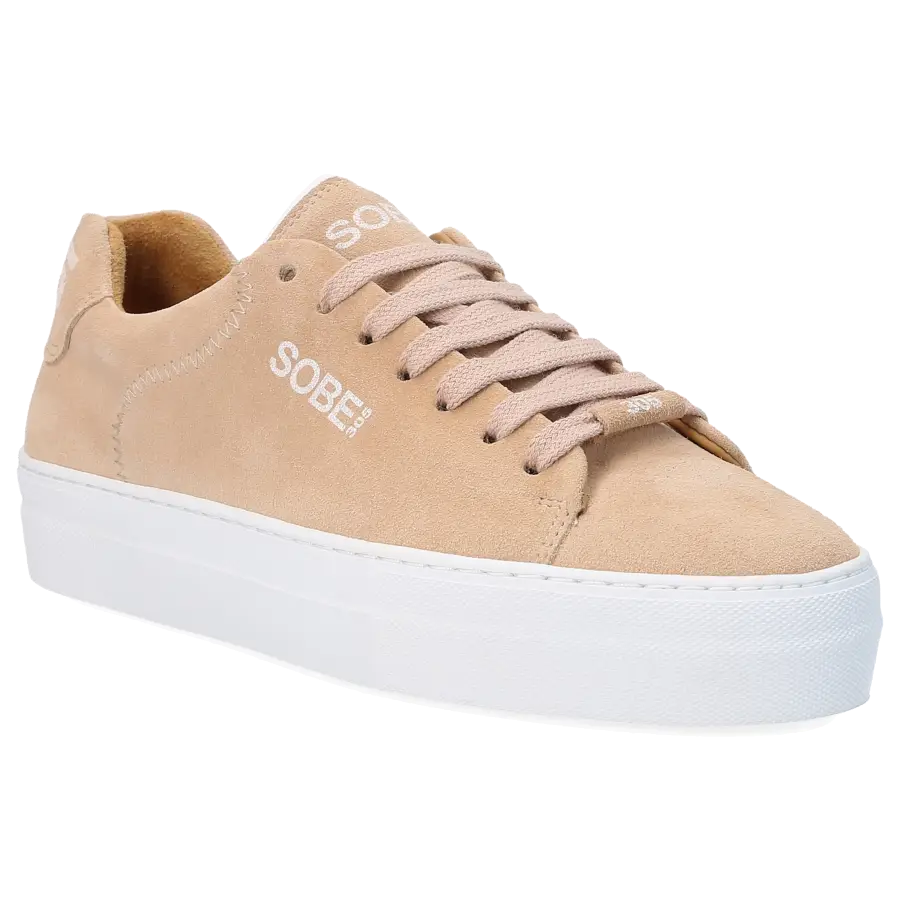 305 SOBE - Sneaker low MIAMI Veloursleder - beige