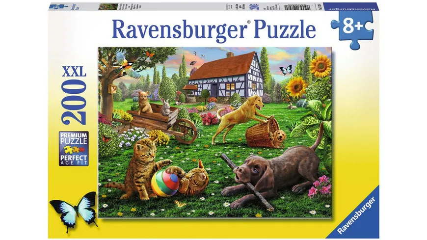 Ravensburger Puzzle - Entdecker auf vier Pfoten, 200 XXL-Teile