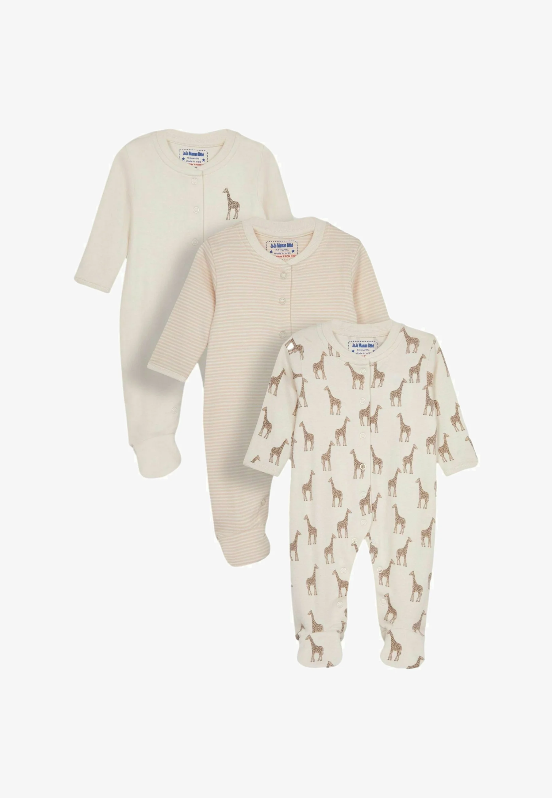 JoJo Maman Bébé 3-PACK REGULAR FIT - Mono