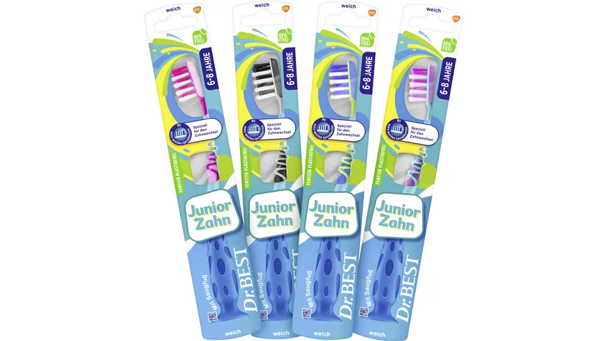Dr.BEST Kids Juniorzahn weich Zahnbürste