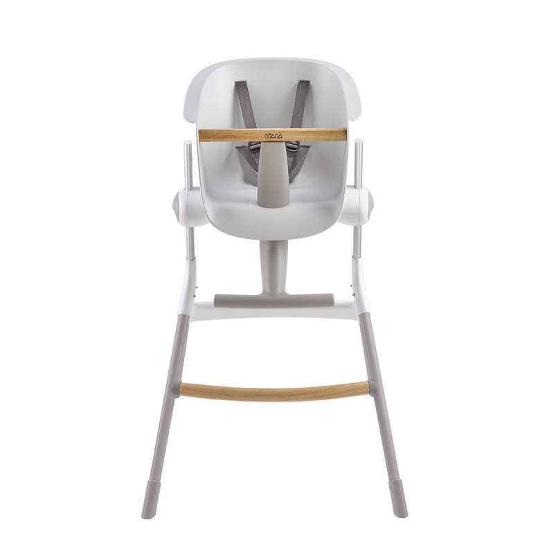 Chaise haute up & down blanche et grise Beaba