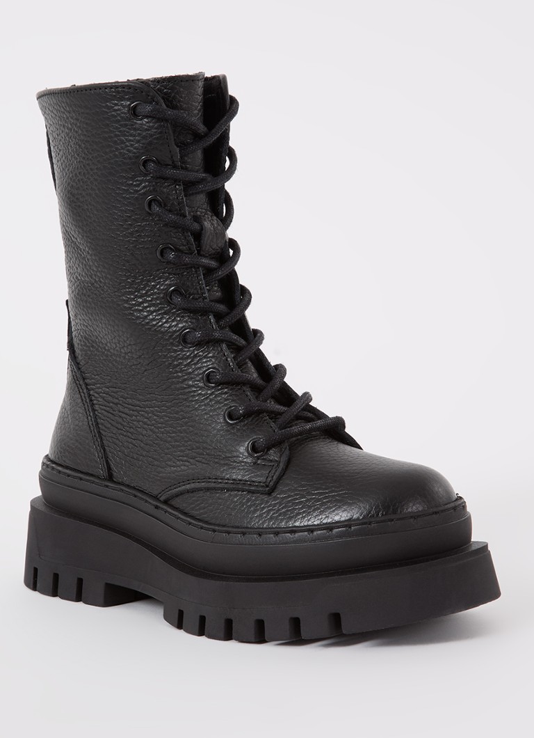 Pantofi Steve Madden Jcoast din piele cu șireturi