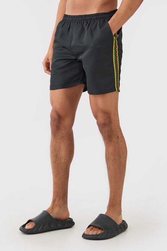 Mittellange Badehose