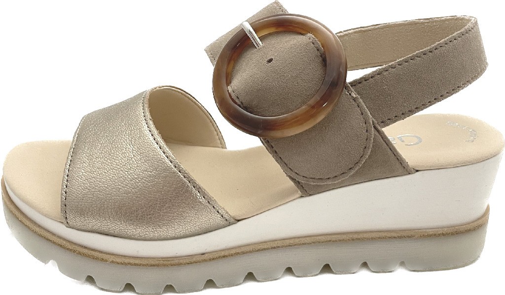 GABOR Keilsandalen beige Keilsandalette