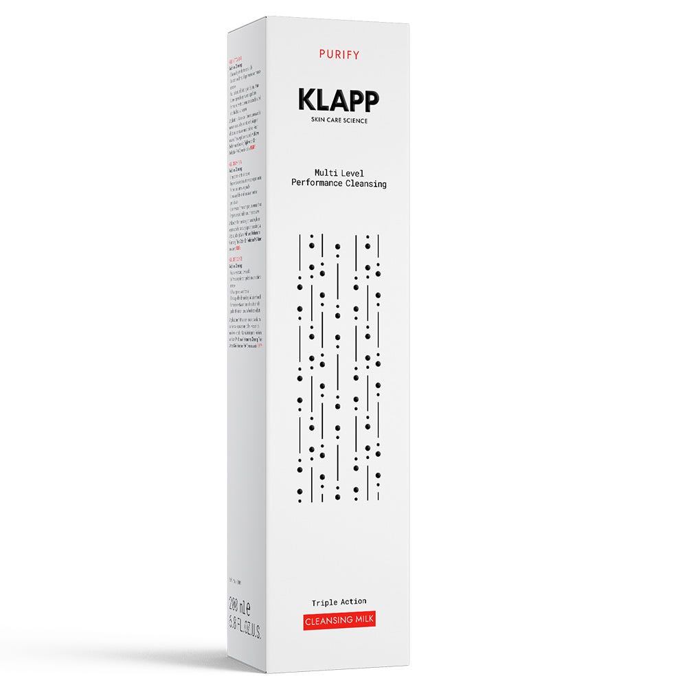 Klapp Cosmetics Purify Triple Action Cleansing Milk 200 ml
