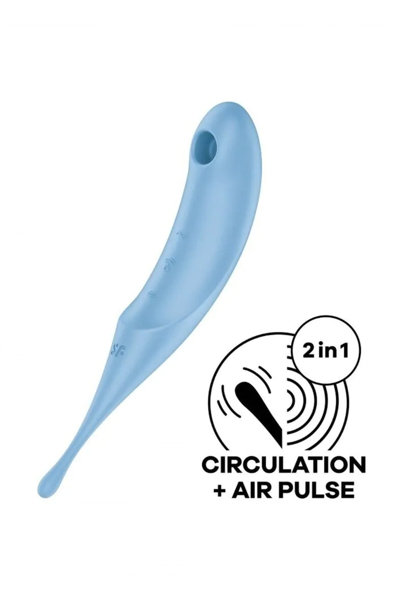 Satisfyer Twirling Pro Blå Massager