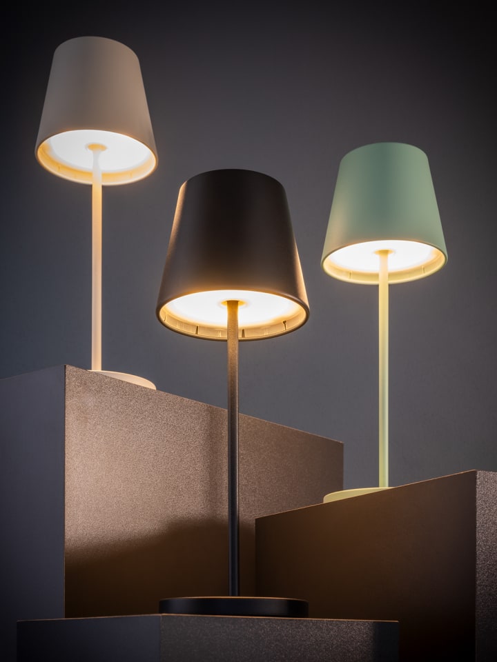 APS Tischleuchte in schwarz, 11 x 11 cm, H: 30,5 cm, Ø 11 cm günstig kaufen onesize
