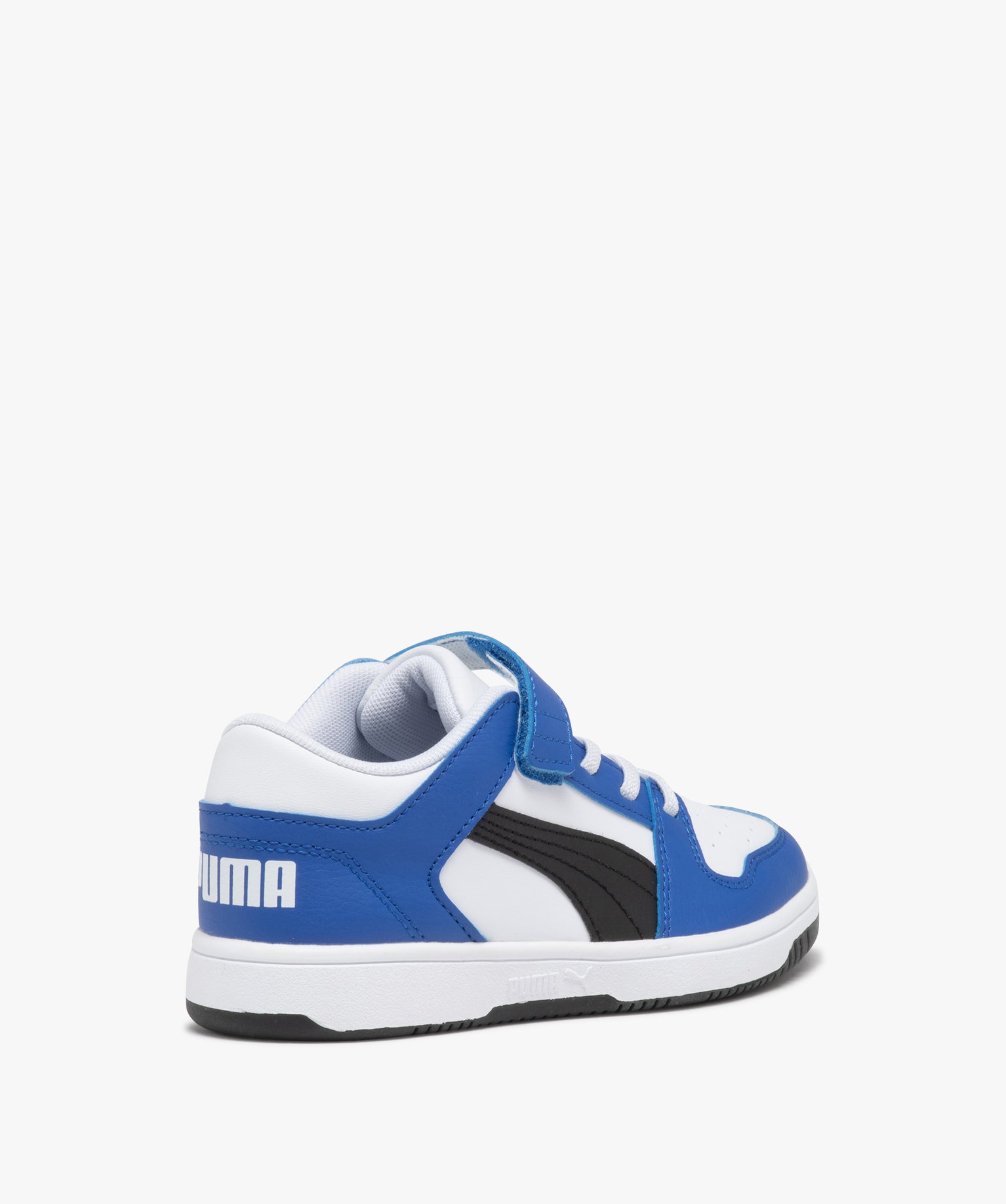 Baskets Garçon tricolores à scratch - Puma blanc | GEMO