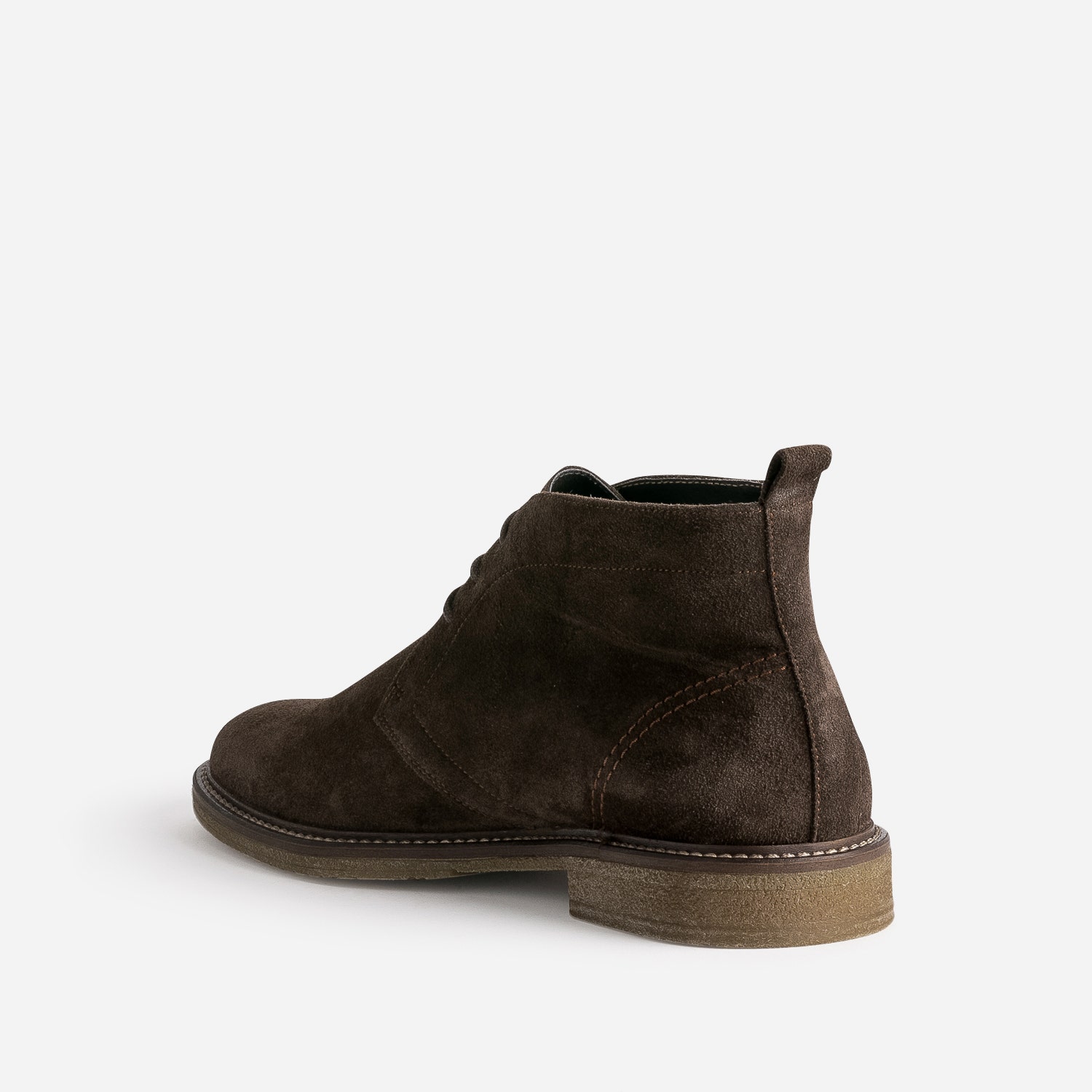 Desert Boots marron en cuir velours