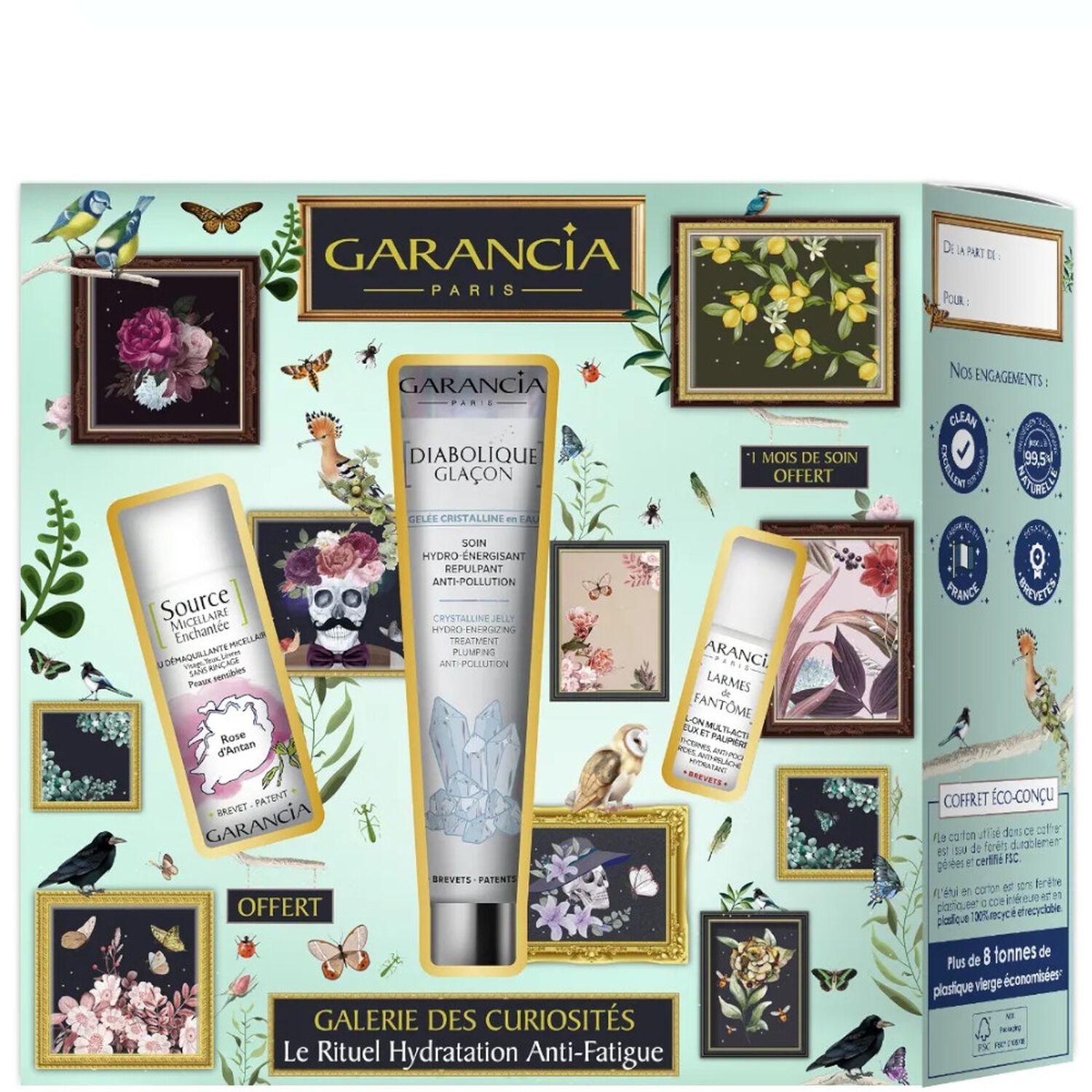 Garancia Galerie des Curiosités Coffret Rituel Hydratation Anti-Fatigue - 3 Produits