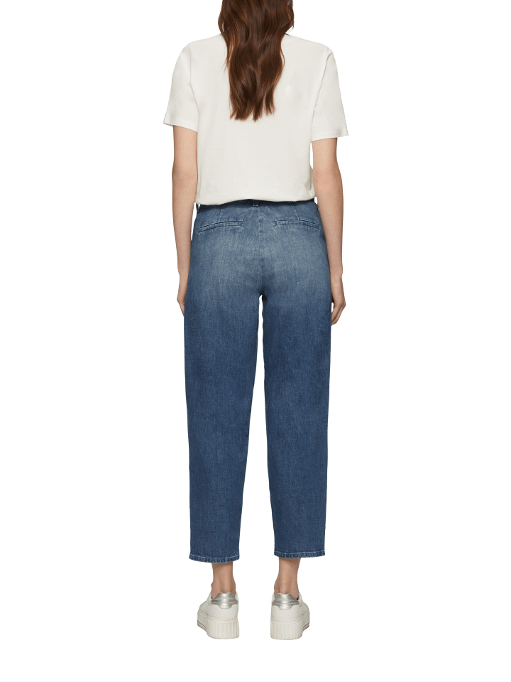 s.Oliver Jeans-Hose lang in Blau günstig kaufen