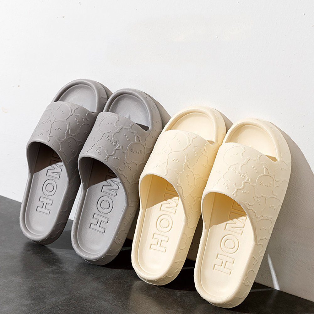 Geistesblitz Badeschuhe Damen Badesandale (Badeschlappen Niedliche Badeschuhe, 1-tlg., Schnell Trocknende Duschhausschuhe) rutschfeste Badelatschen