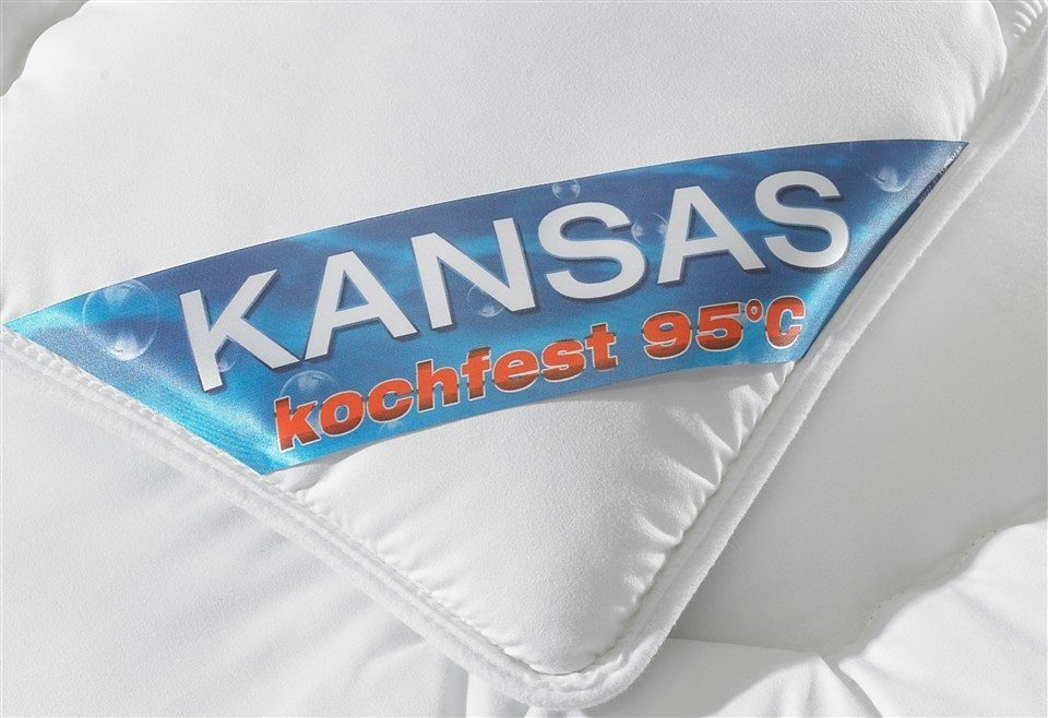 Microfaserbettdecke, Kansas, f.a.n. Schlafkomfort, Füllung: Polyesterfaser, Bezug: 100% Polyester, Bettdecke in 135x200 cm und weiteren Größen, für Sommer oder Winter