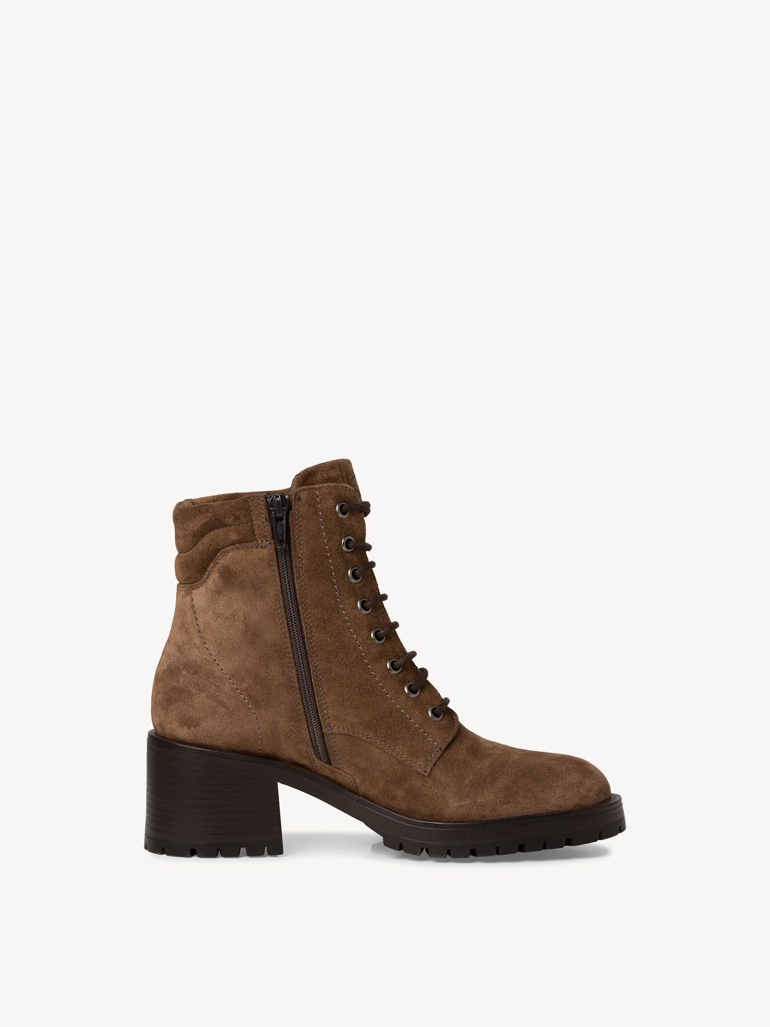 Bottine en cuir - marron