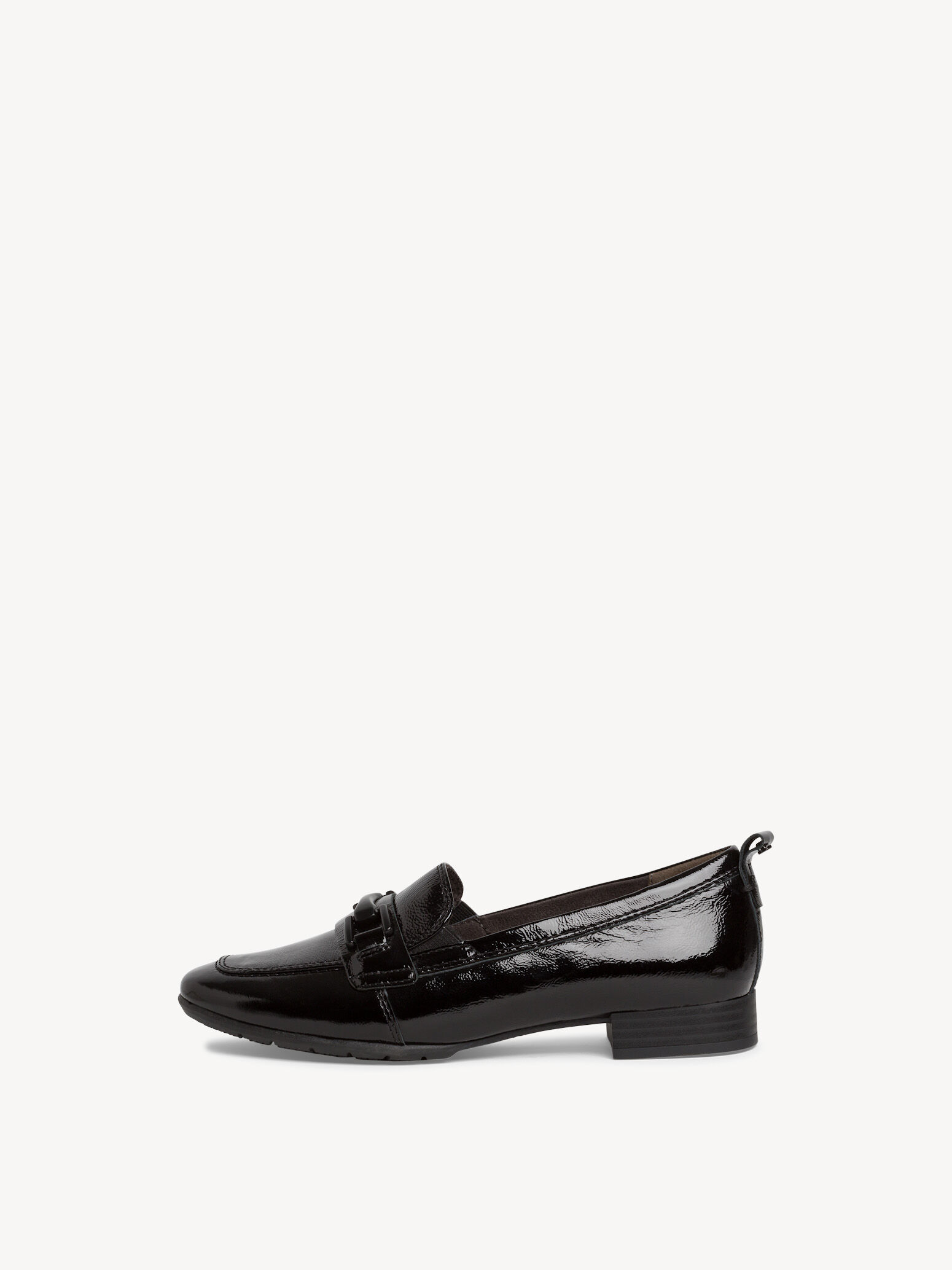Slipper en cuir - noir