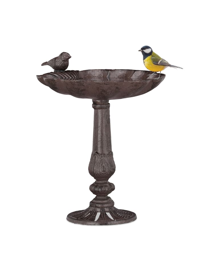 relaxdays Vogeltränke Antik in Braun günstig kaufen onesize
