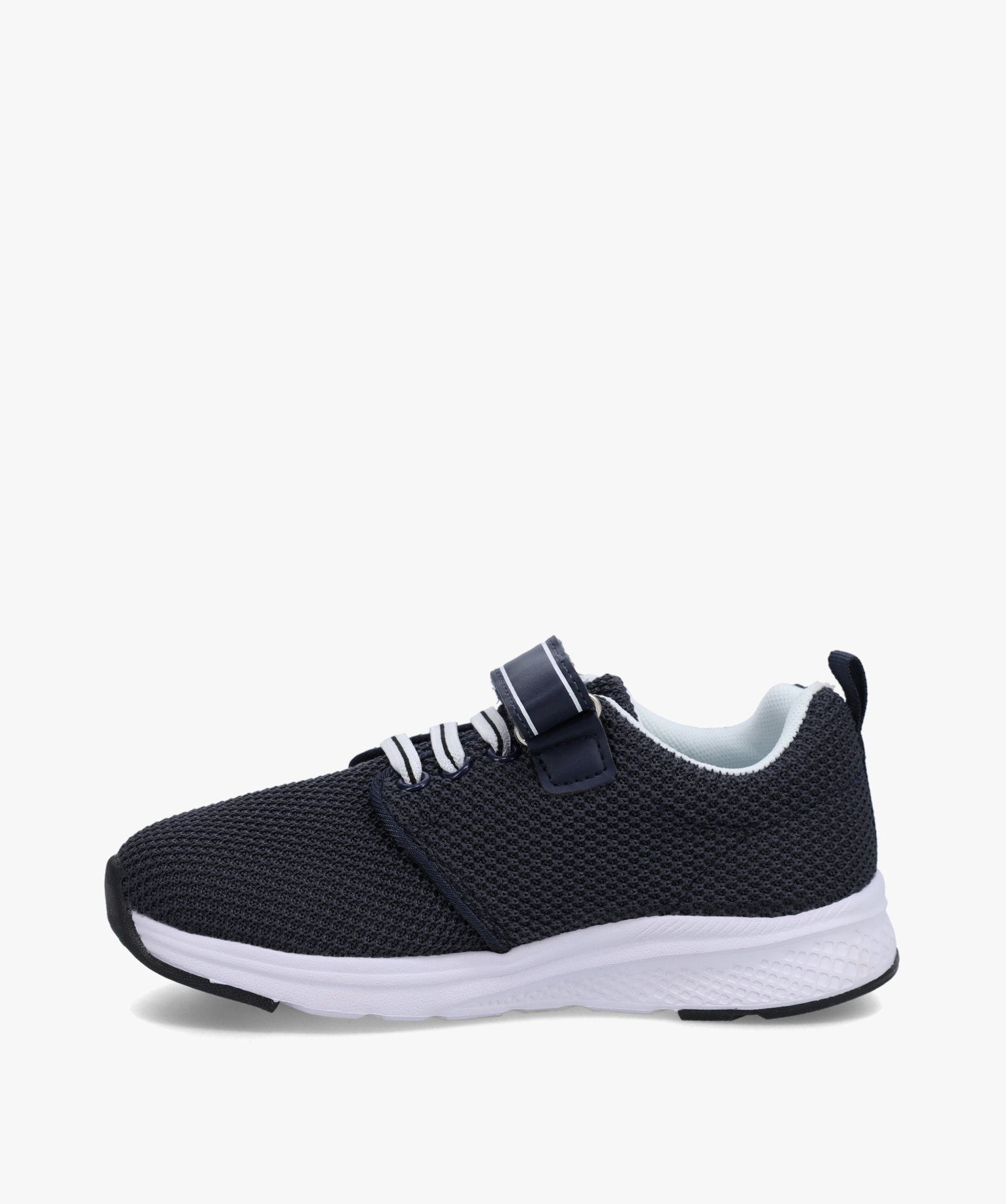 Baskets Garçon running dessus maille unie - Benetton marine | GEMO