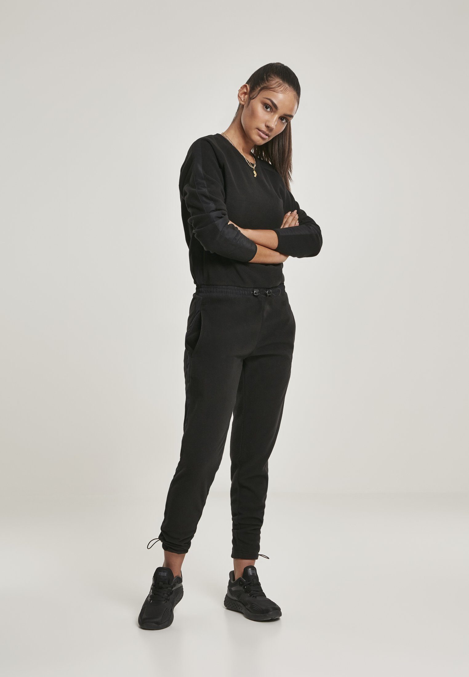 URBAN CLASSICS Jumpsuit Damen Ladies Polar Fleece Jumpsuit (1-tlg)