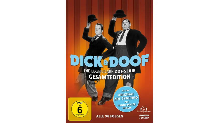 Dick und Doof - Die Original ZDF-Serie Gesamtedition (Alle 98 Folgen) (Fernsehjuwelen)  [10 DVDs]