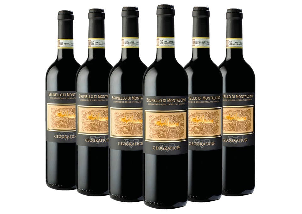 Brunello di Montalcino DOCG 2018 Geografico 6 bouteilles de 0,75 ℓ