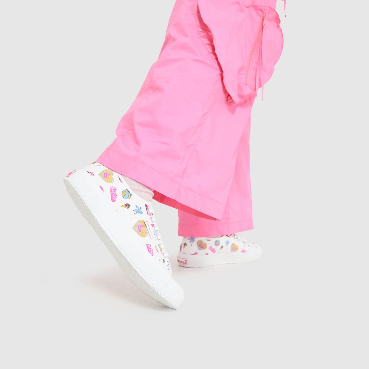 Vícebarevné tenisky Superga 2750 s potiskem Barbie Movie