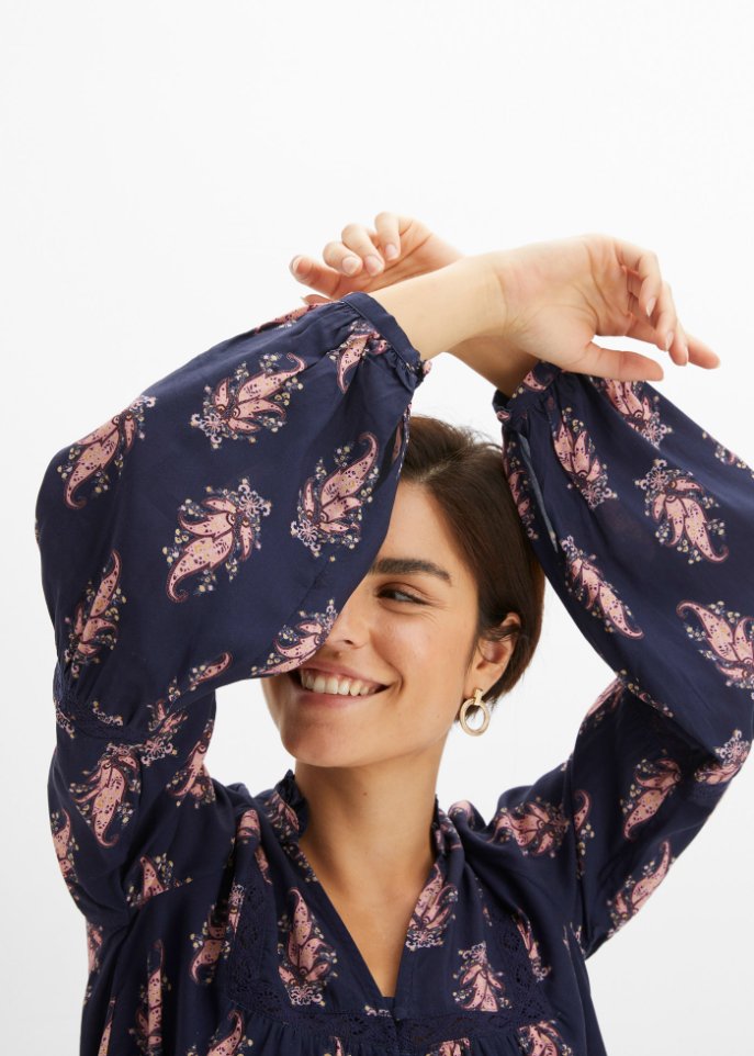 Bluse mit Muster
