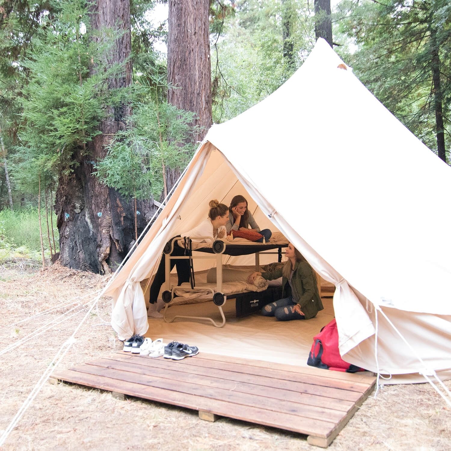 Campingbett Disc-O-Bed XL mit Seitentaschen