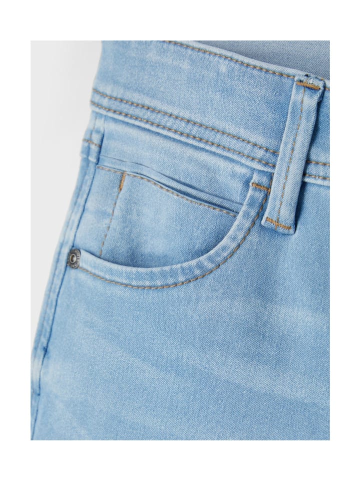 name it Jeans slim fit in light blue denim günstig kaufen