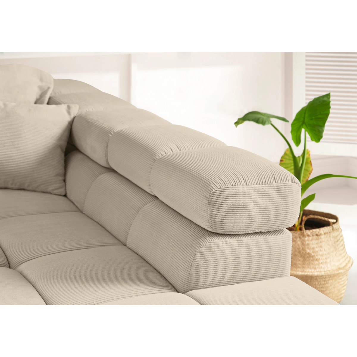 Sofa-Kultur Polstergarnitur Oregon Beige