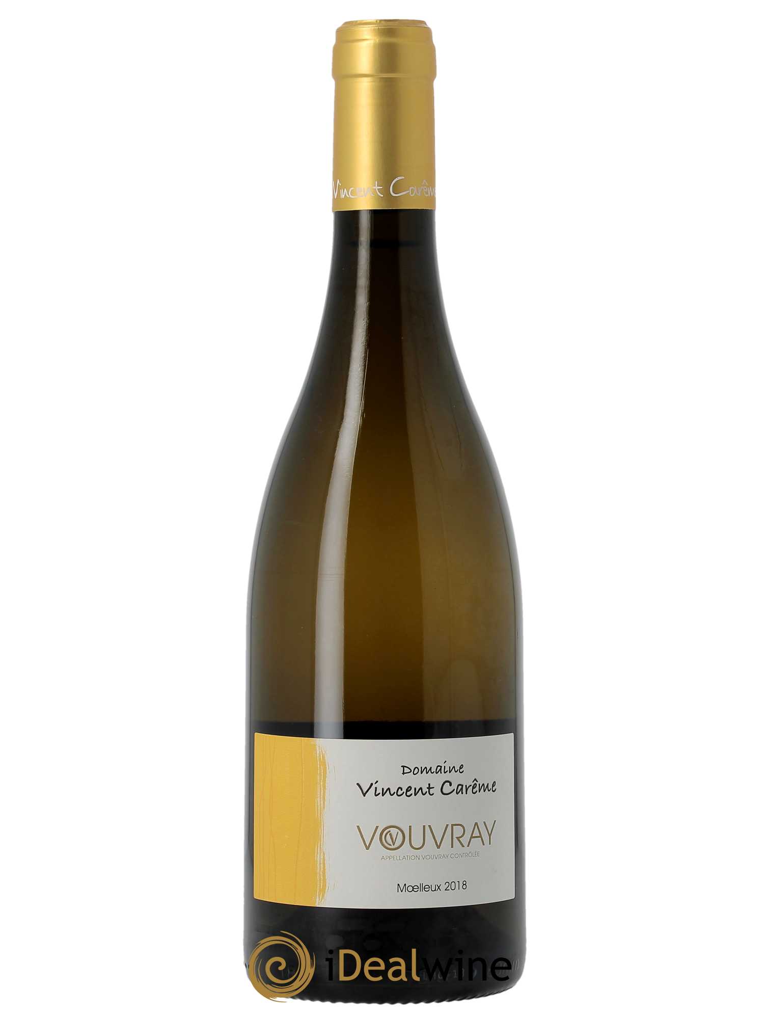 Vouvray Moelleux Domaine Vincent Carême  2018 - Lot de 1 Bouteille